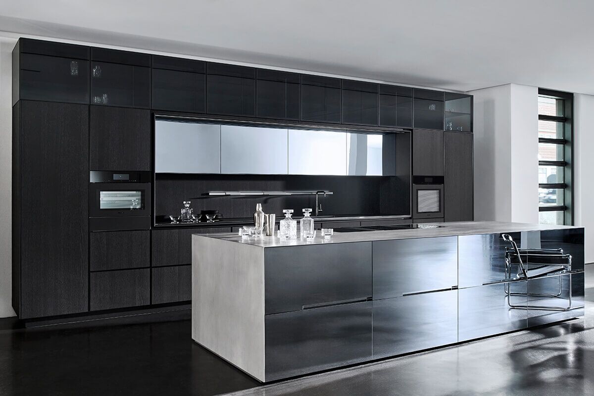 Stainless steel + veneer Aluminum frame