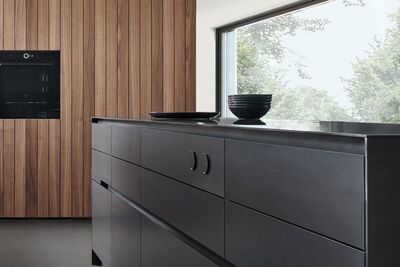 Black Steel + Black Walnut